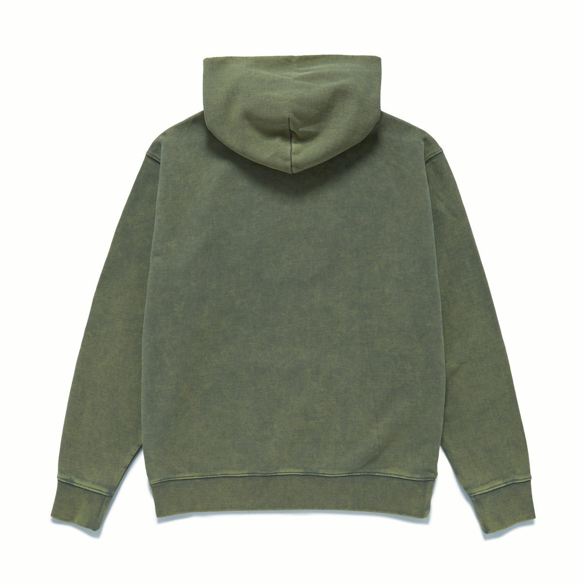Acid wash shop green hoodie