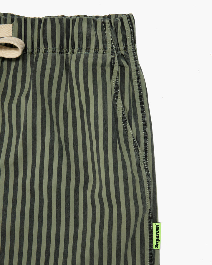 WASHED STRIPE CHEF PANT