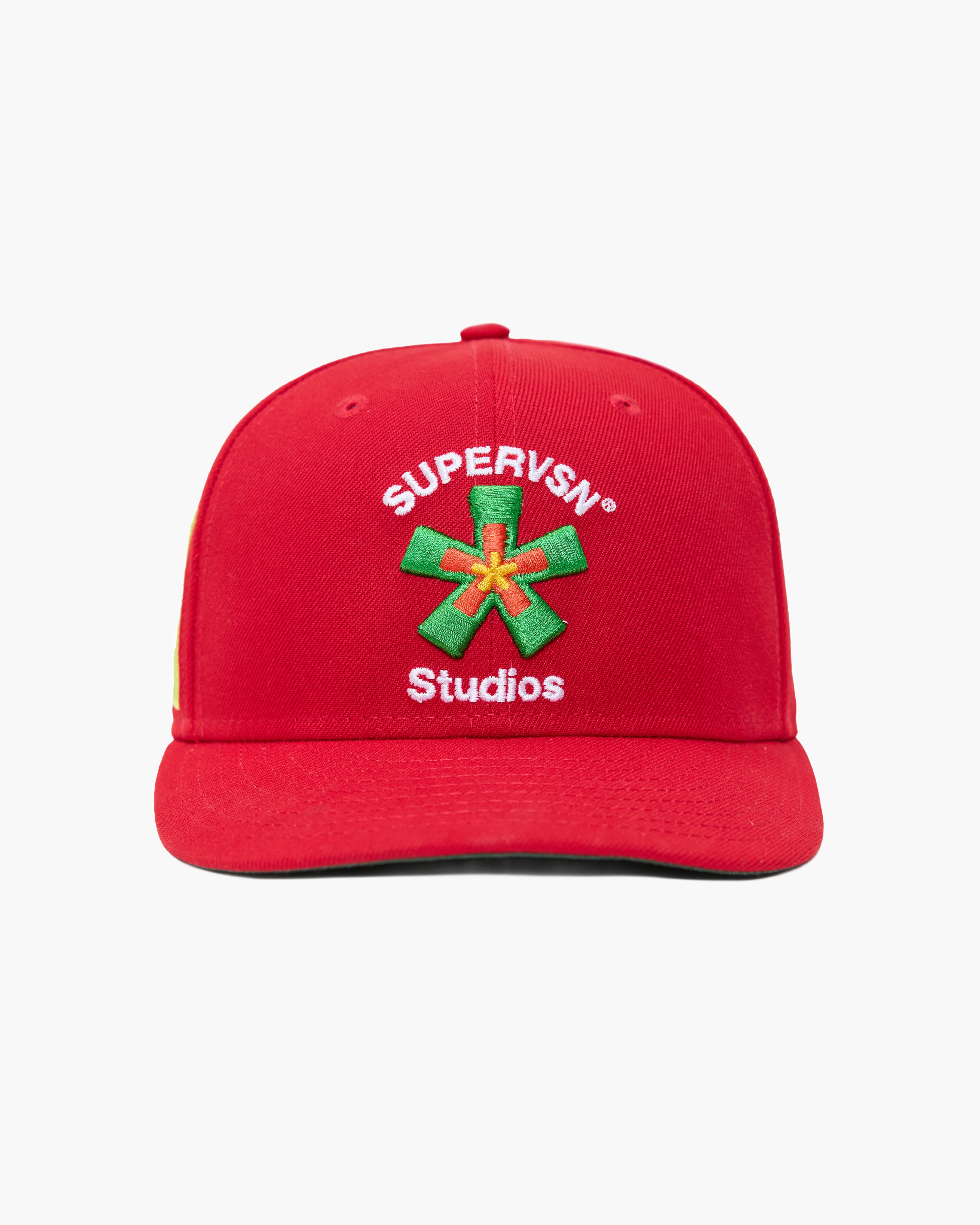 ★RONRON★ R BALL CAP RED STARBURST NEW ERA HAT 59/50 (RED) – Supervsn Studios