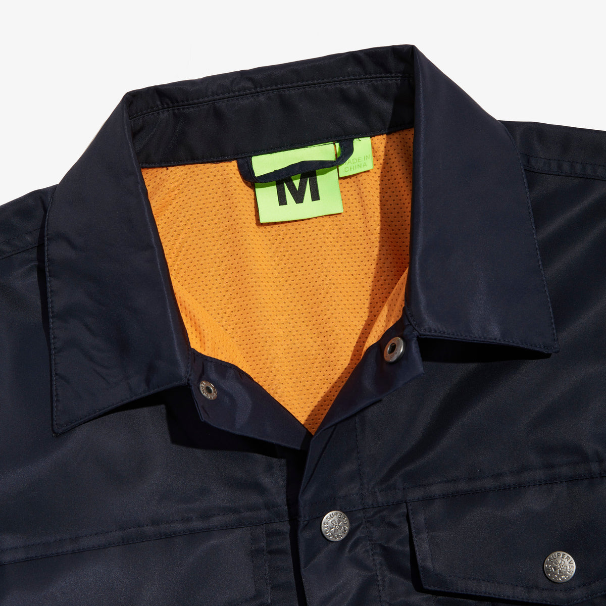 NYLON TRUCKER JACKET (NAVY)