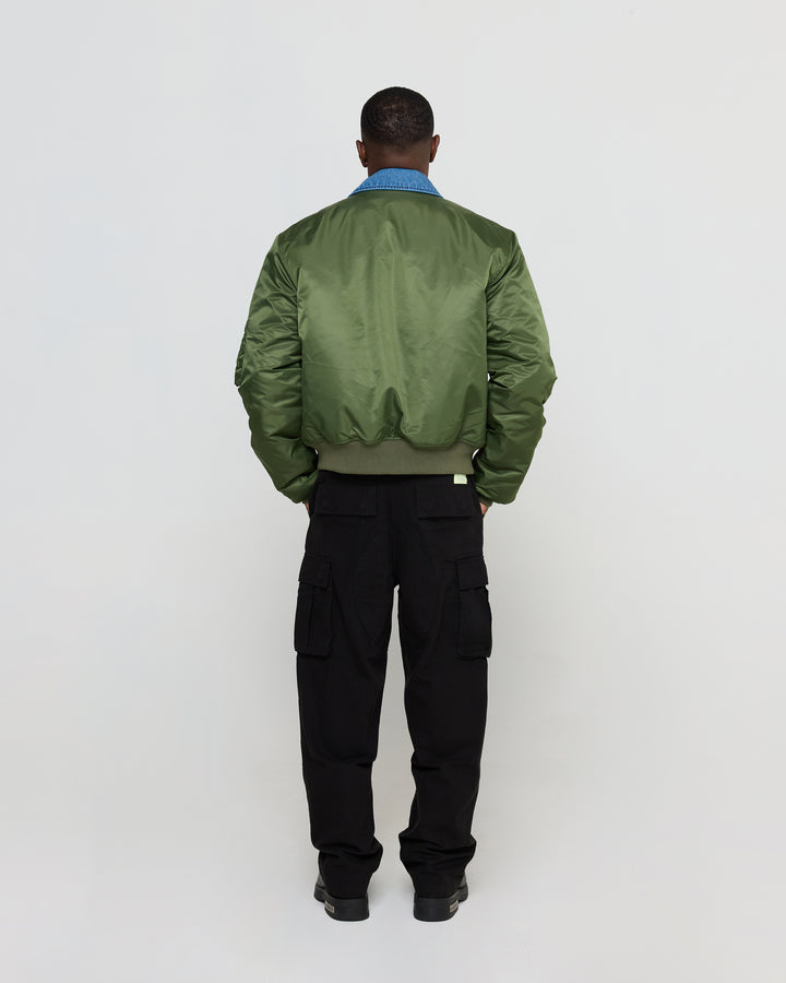 CONTRAST FLIGHT JACKET