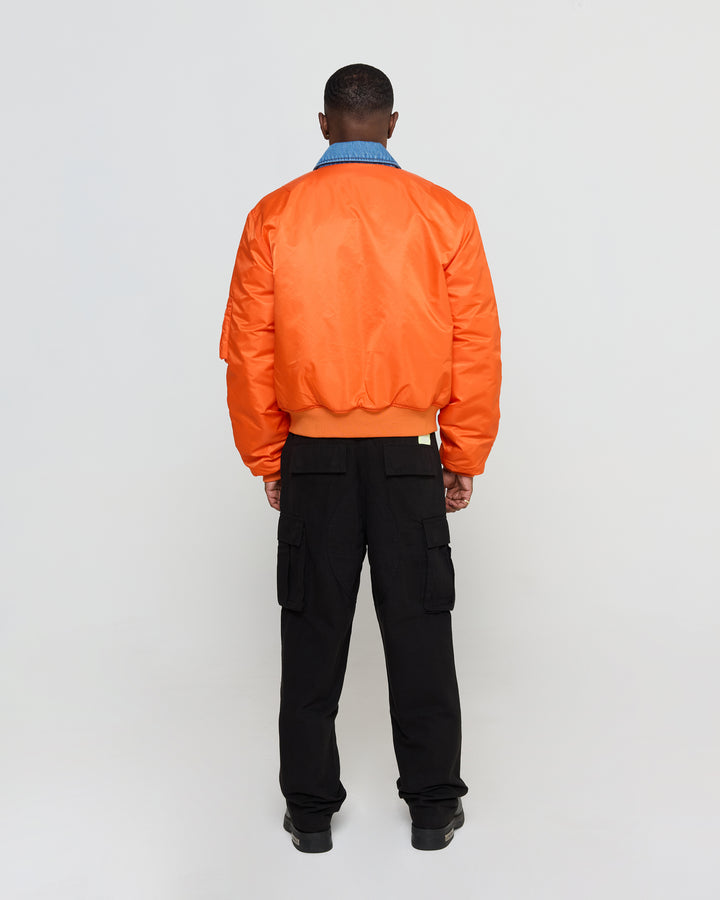 CONTRAST FLIGHT JACKET