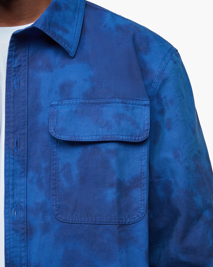 DYED LONG SLEEVE WORKER SHIRT