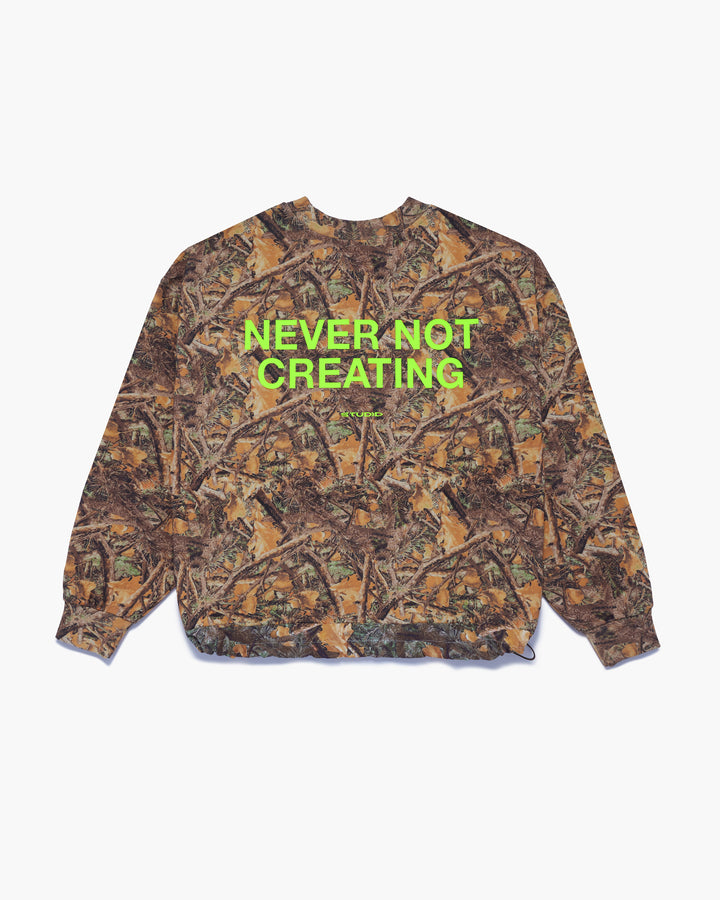 NEVER NOT CREATING CREWNECK