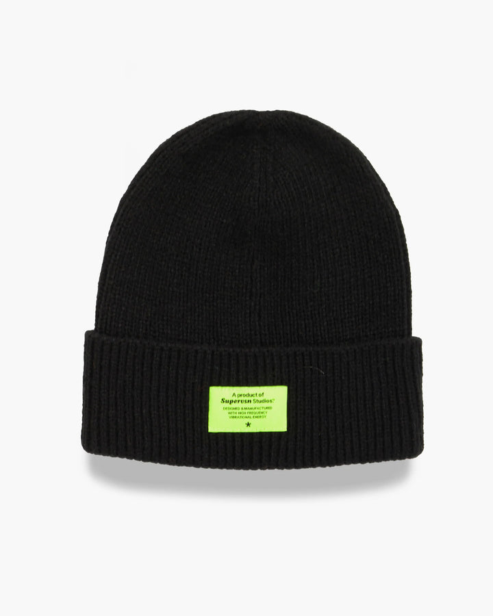 FREQUENCY RIBBED BEANIE