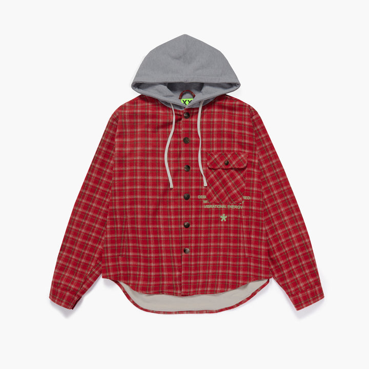 HOODED OVERSHIRT