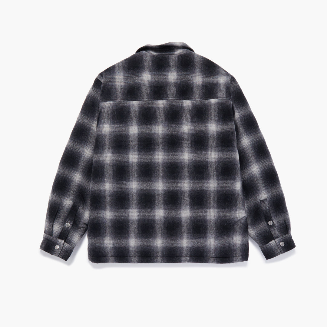 SHADOW PLAID ZIP WORK JACKET