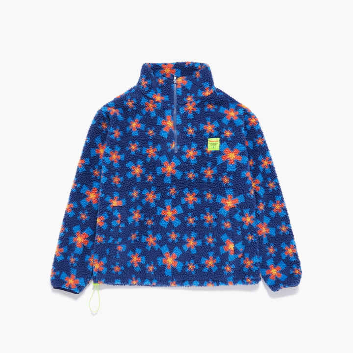 STARBURST SHERPA PRINT 1/4 ZIP SHIRT