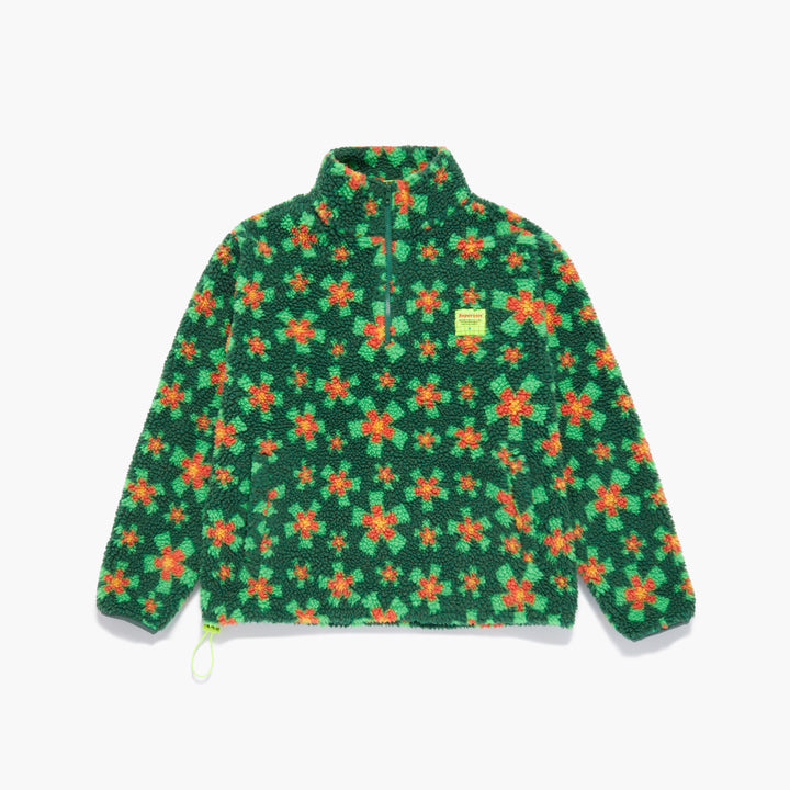 STARBURST SHERPA PRINT 1/4 ZIP SHIRT