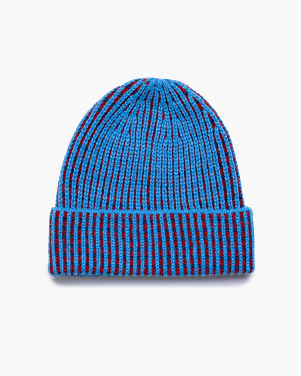 CONTRAST GRID BEANIE