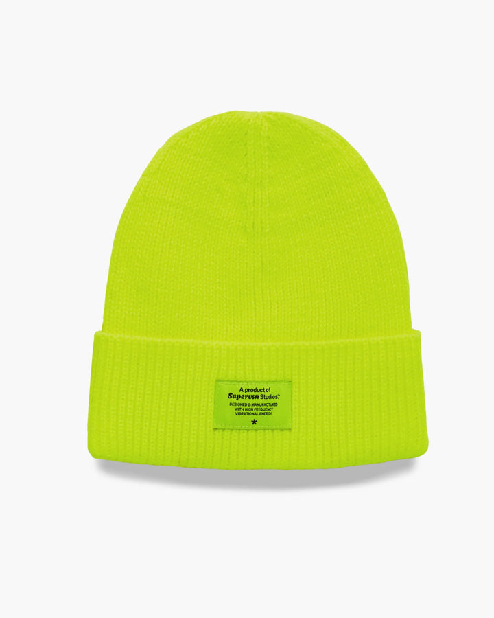 FREQUENCY RIBBED BEANIE