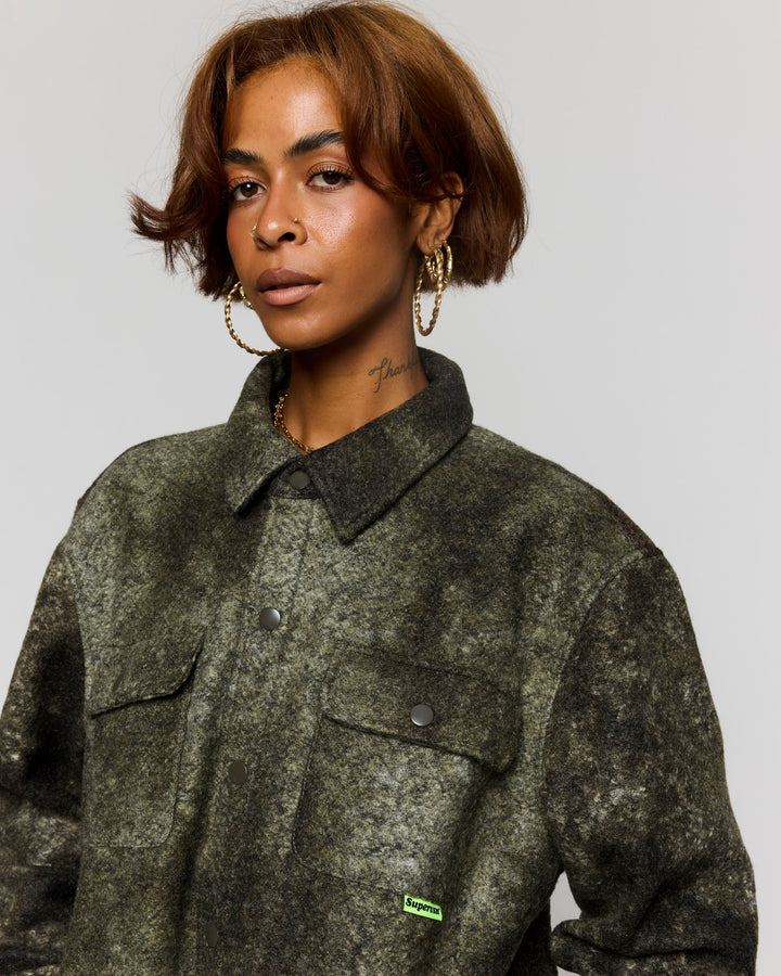 MARLED OVERSHIRT