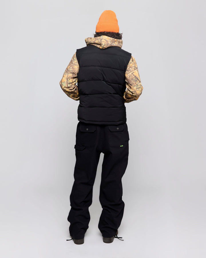 CONTRAST PUFFER VEST