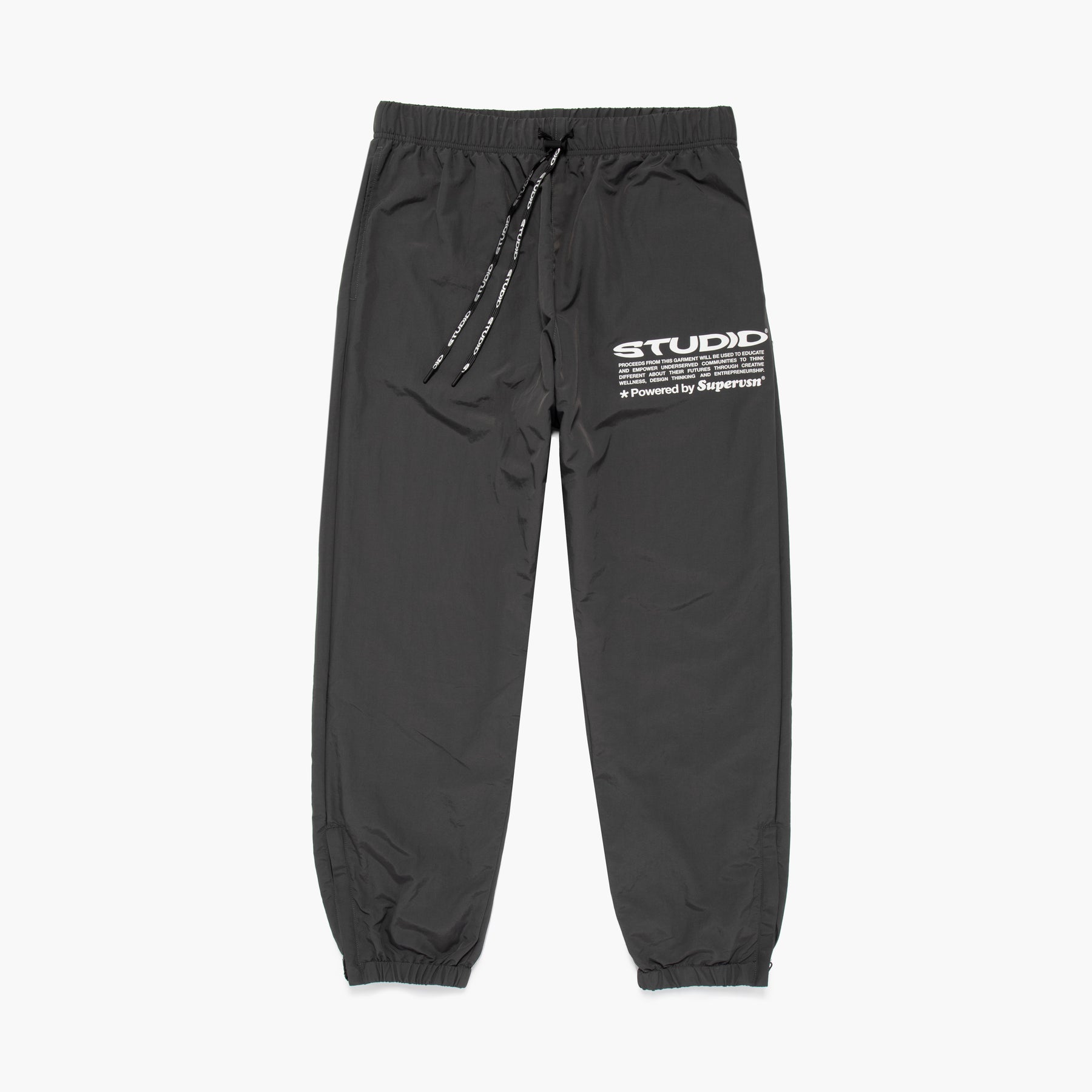 Black Supreme Studded Sweatpants