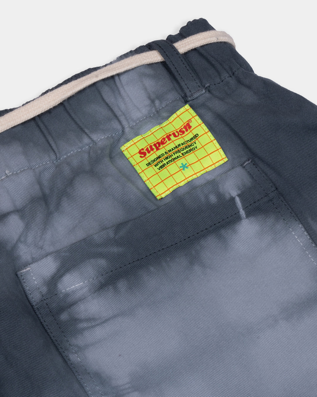 INDIGO DYED CARGO PANTS