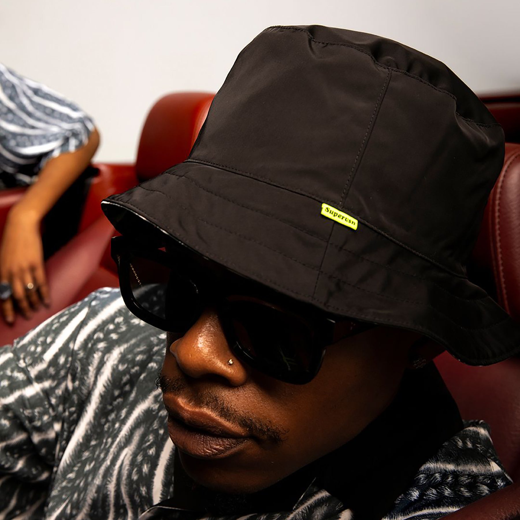 CORNROW BUCKET HAT (GREEN)