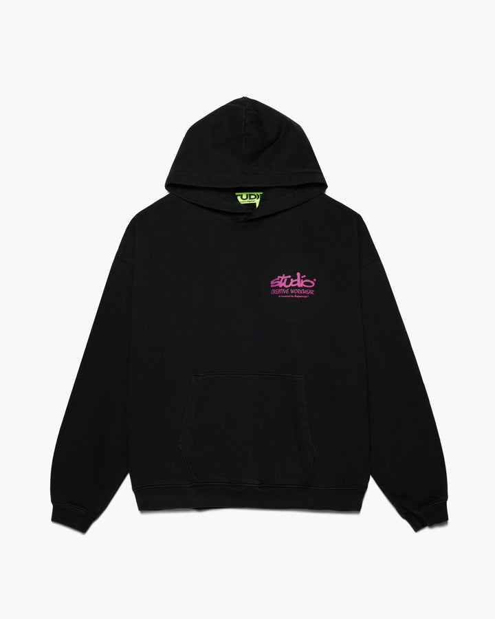 STUDIO LABEL LOGO HOODIE