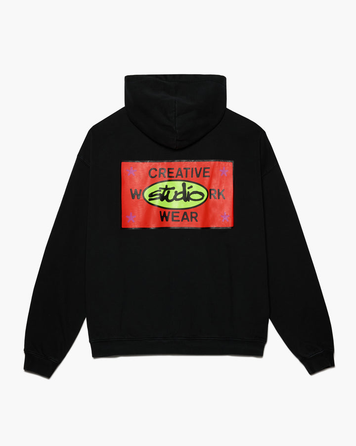 STUDIO LABEL LOGO HOODIE