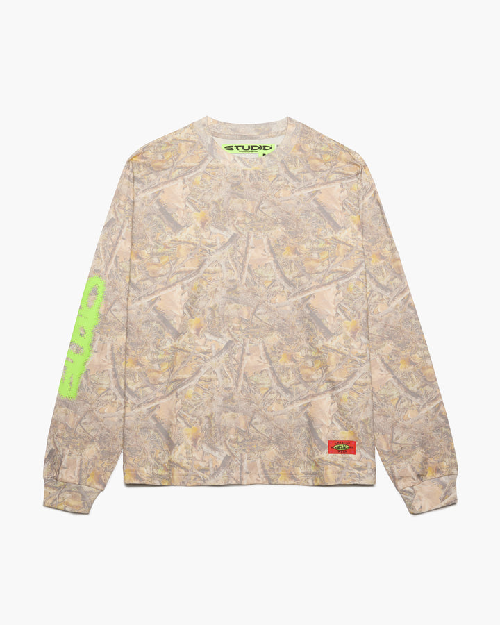 STUDIO RT CAMO LS TEE