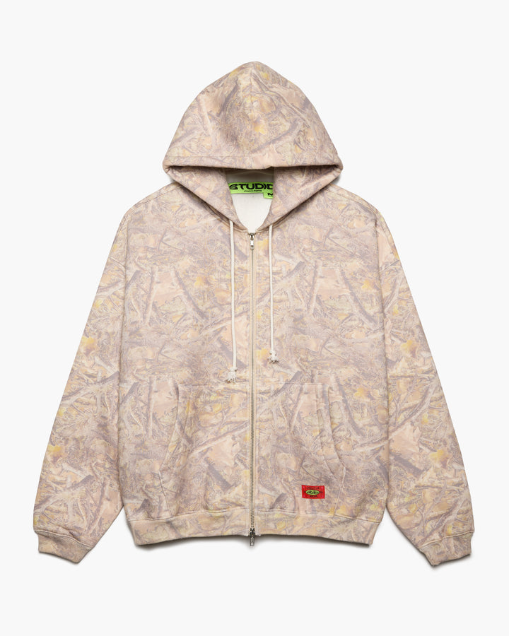 STUDIO RT CAMO ZIP HOODIE