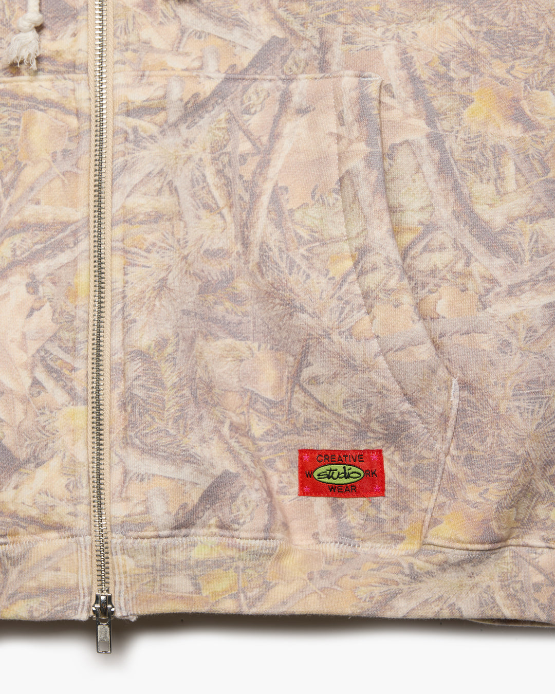 STUDIO RT CAMO ZIP HOODIE