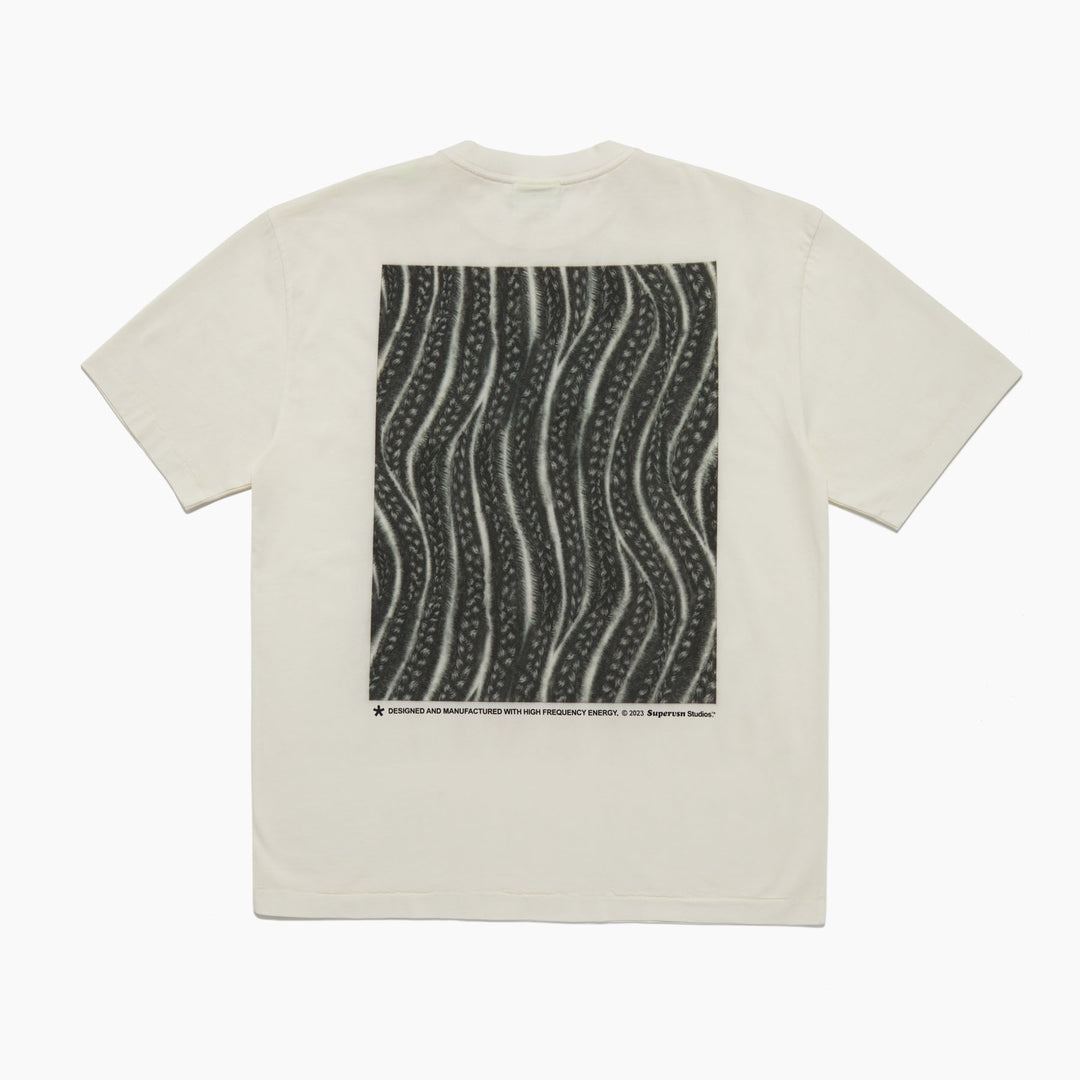 CORNROW TEE (BONE)