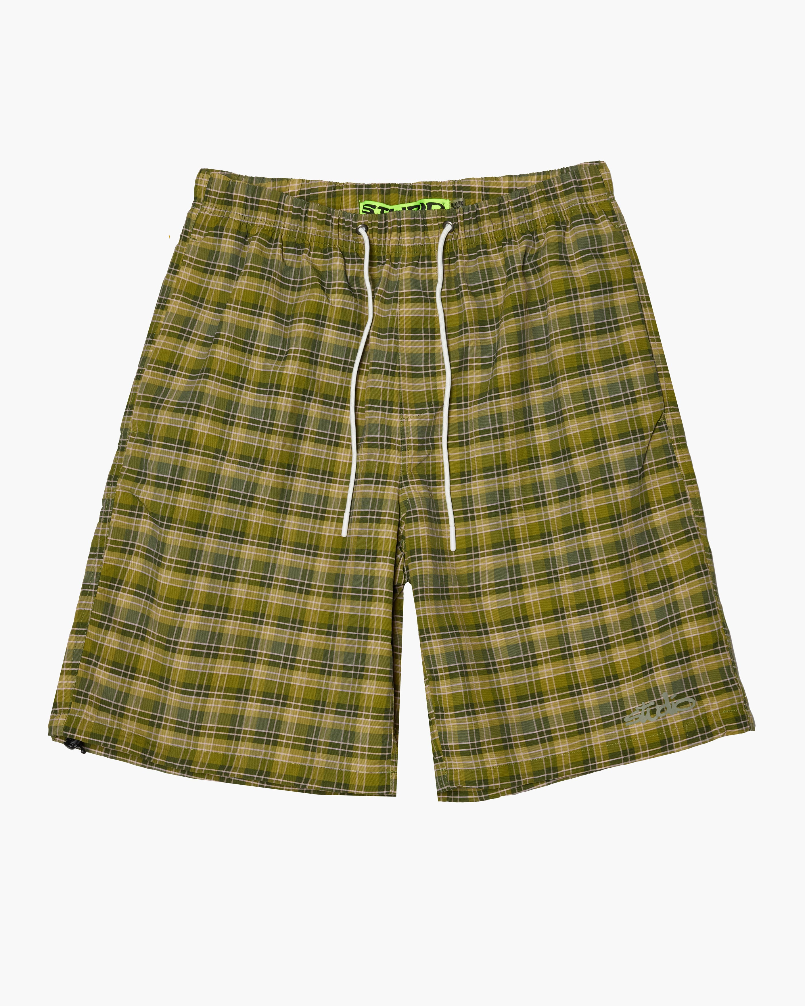 STUDIO PLAID SHORTS