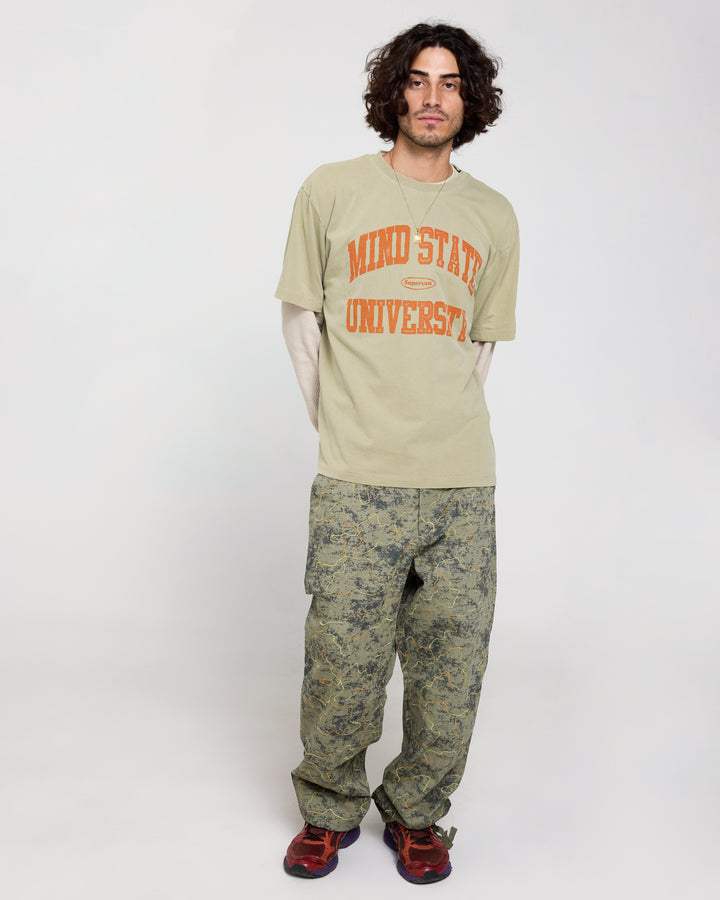 EMBROIDERED CAMP PANT