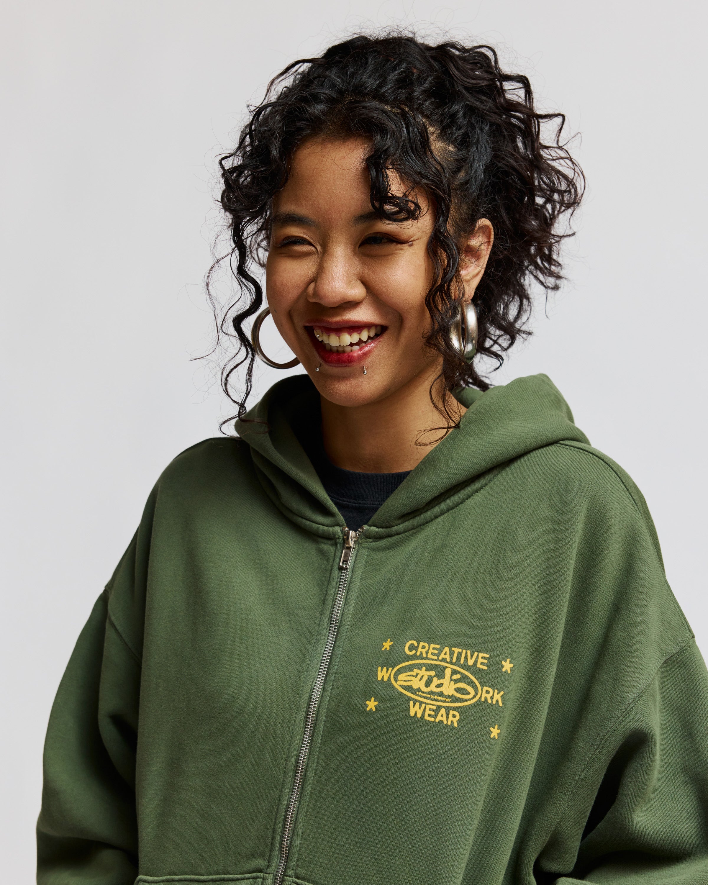 STUDIO CWW ZIP HOODIE