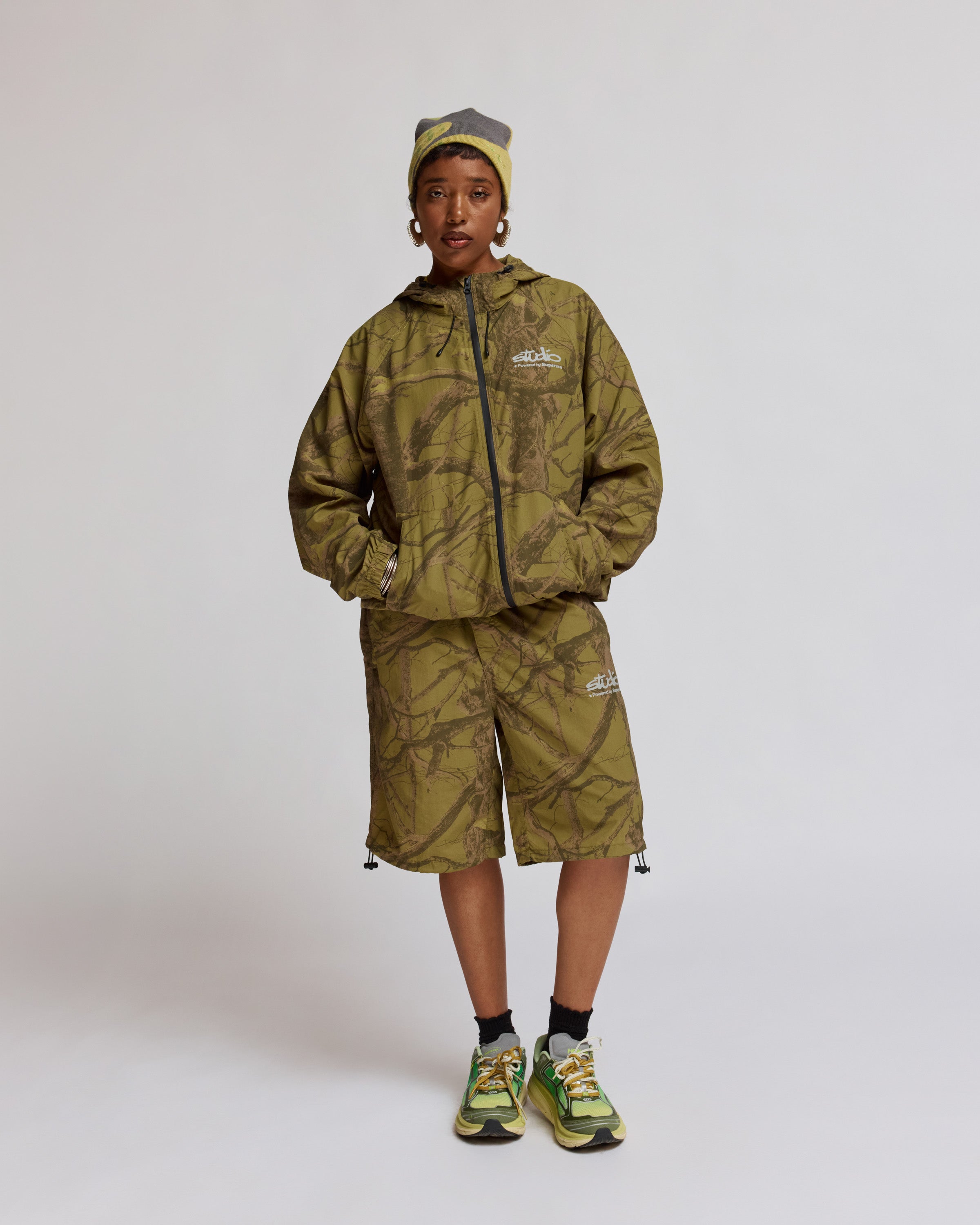 STUDIO CAMO SHORTS