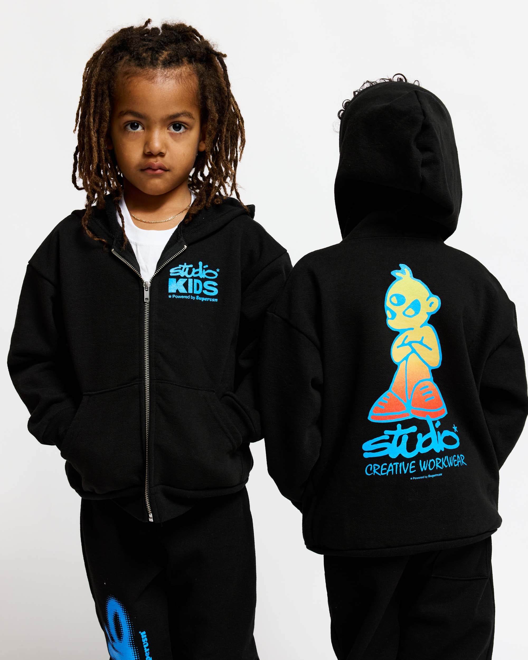 STUDIO KIDS THIRD EYE KID ZIP UP HOODIE – Supervsn Studios