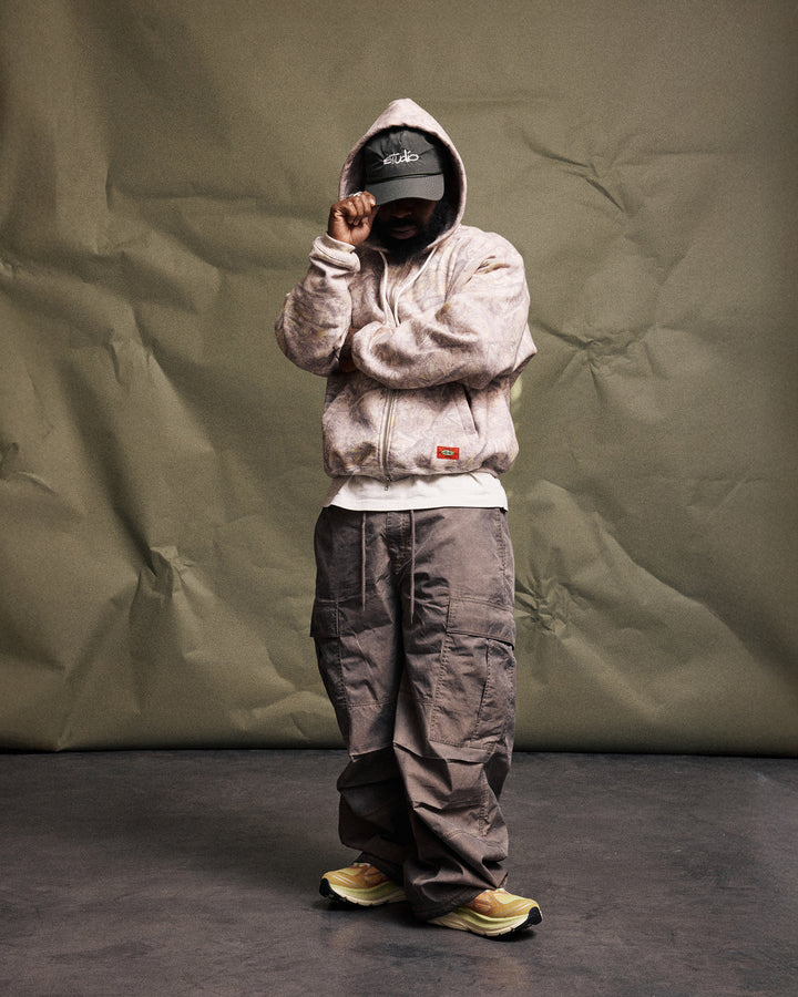 STUDIO RT CAMO ZIP HOODIE
