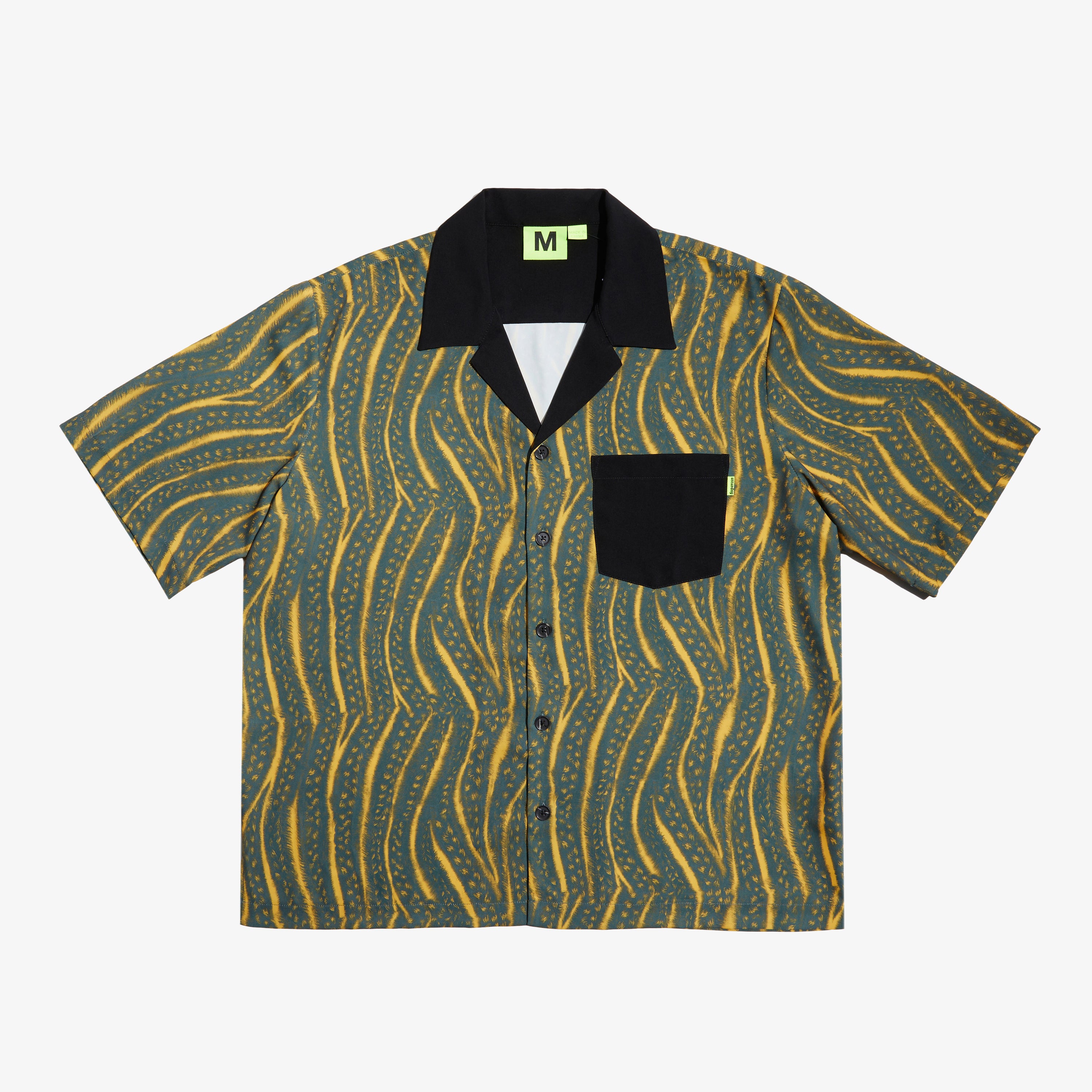 CORNROW CAMP COLLAR SHIRT (GOLD)