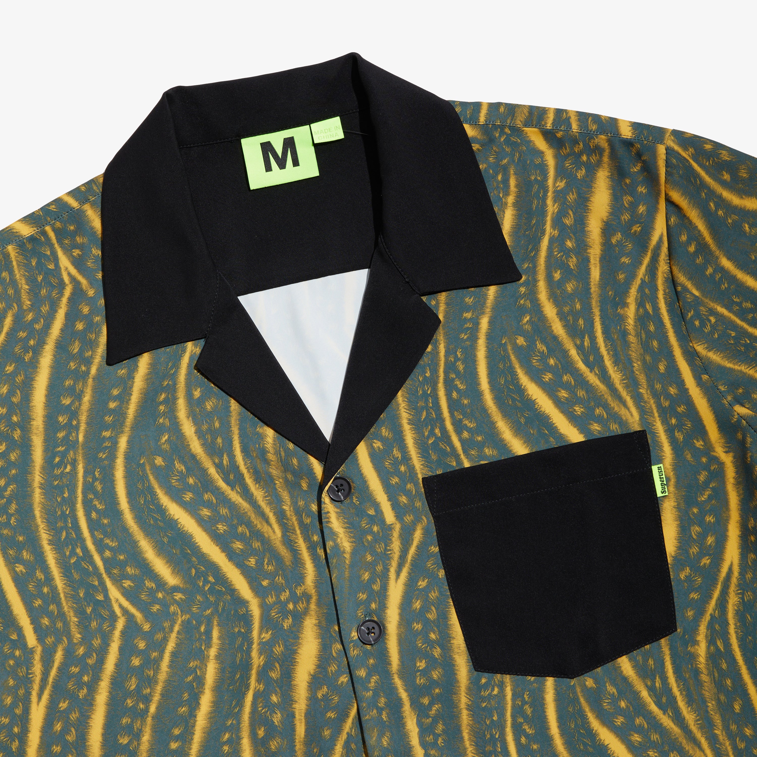 CORNROW CAMP COLLAR SHIRT (GOLD)