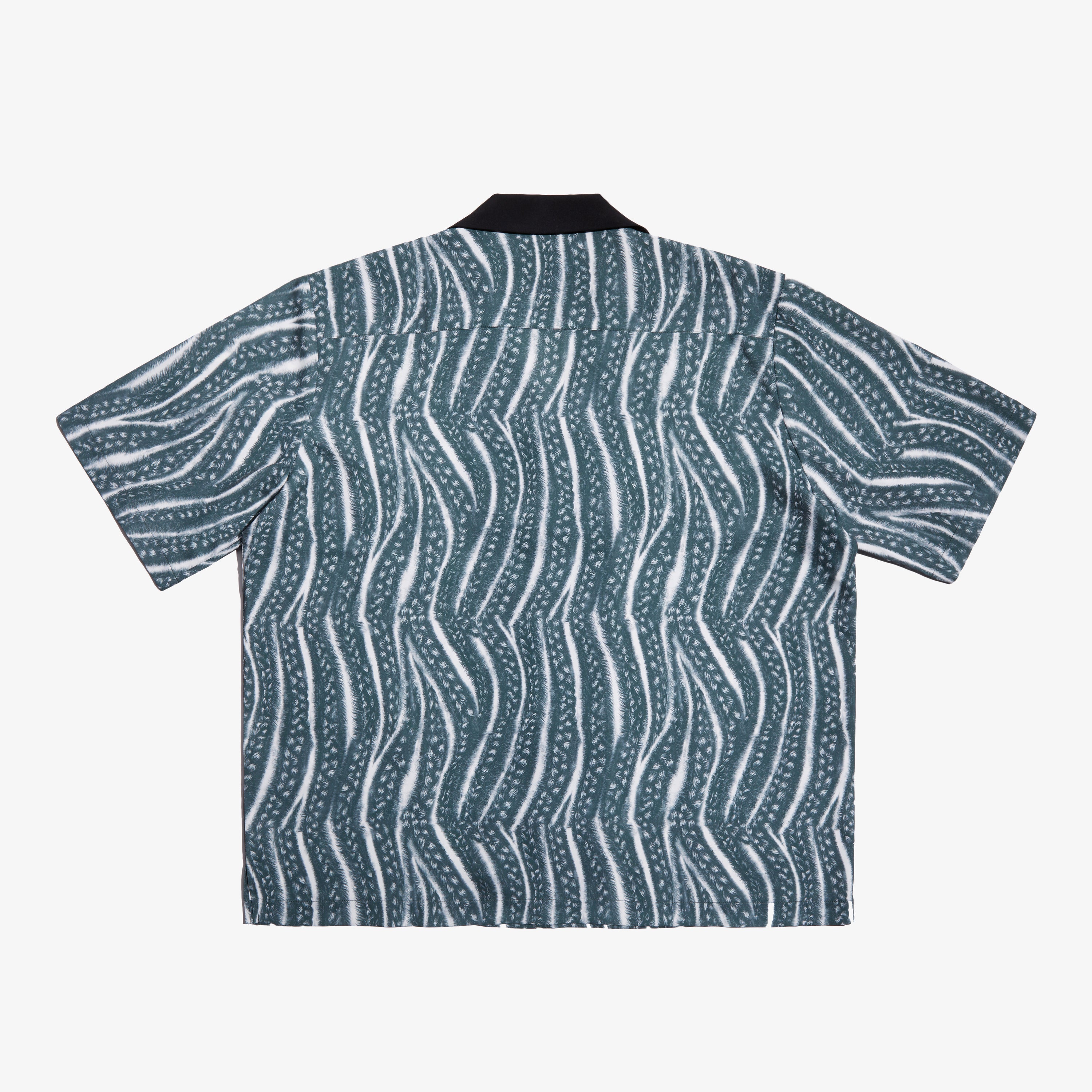 CORNROW CAMP COLLAR SHIRT (BLACK)