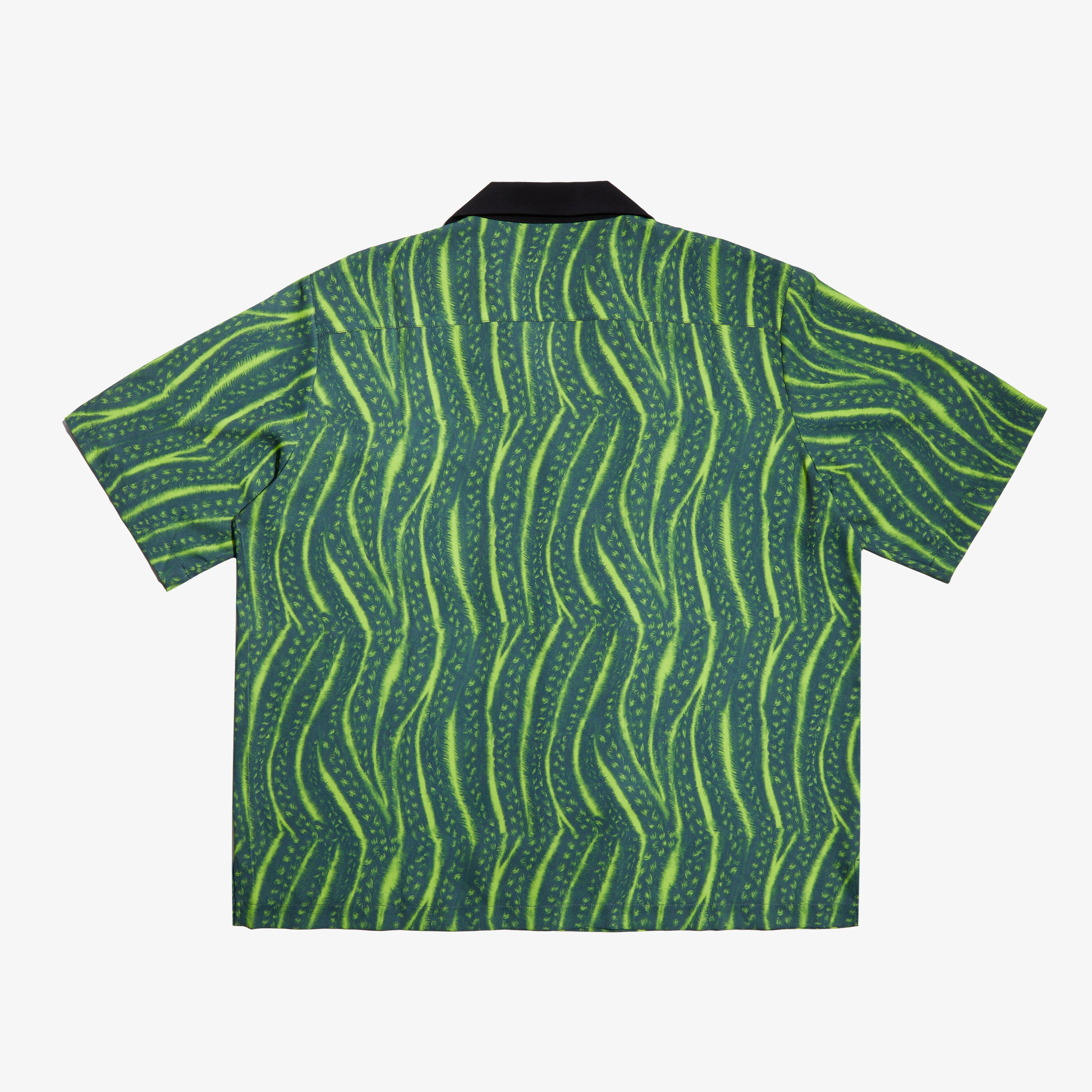 CORNROW CAMP COLLAR SHIRT (GREEN)