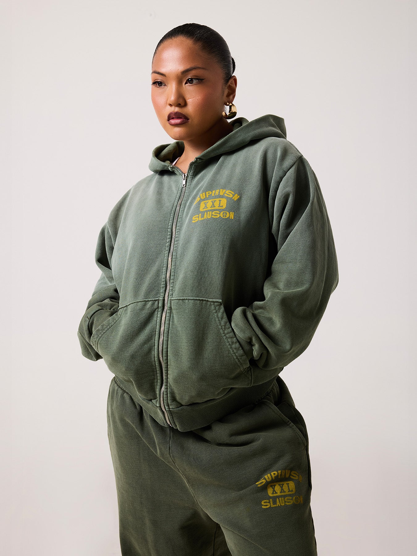 SLAUSON UNIVERSITY ZIP HOODIE – Supervsn Studios