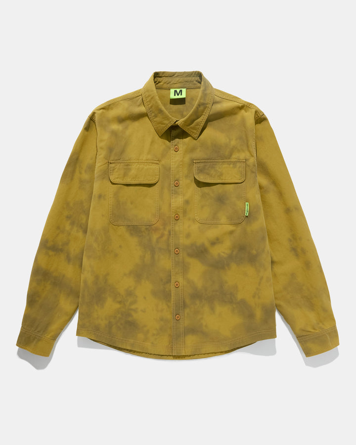 DYED LONG SLEEVE WORKER SHIRT