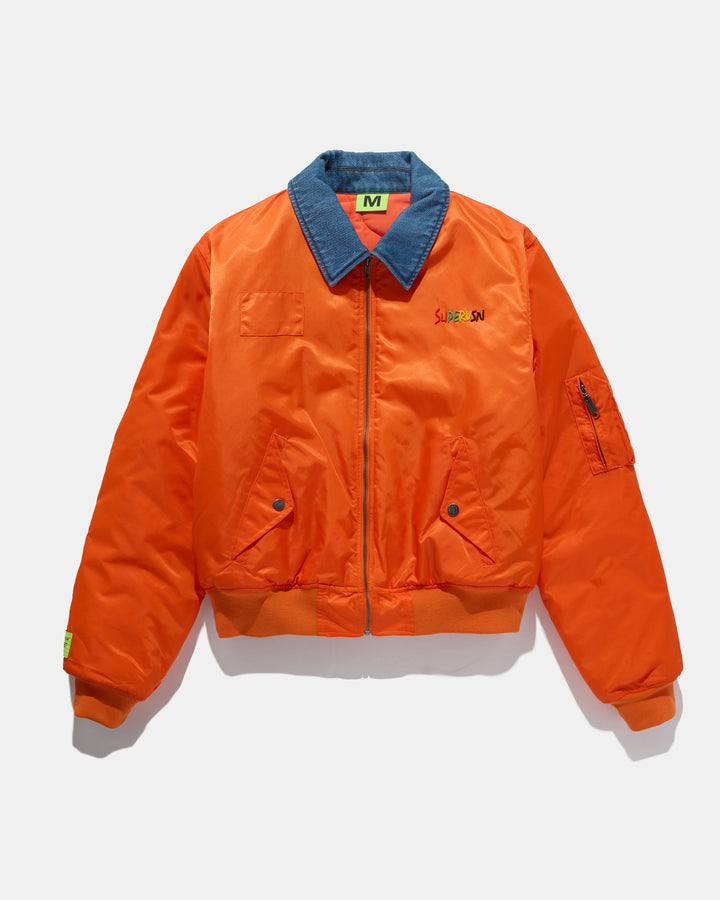 CONTRAST FLIGHT JACKET