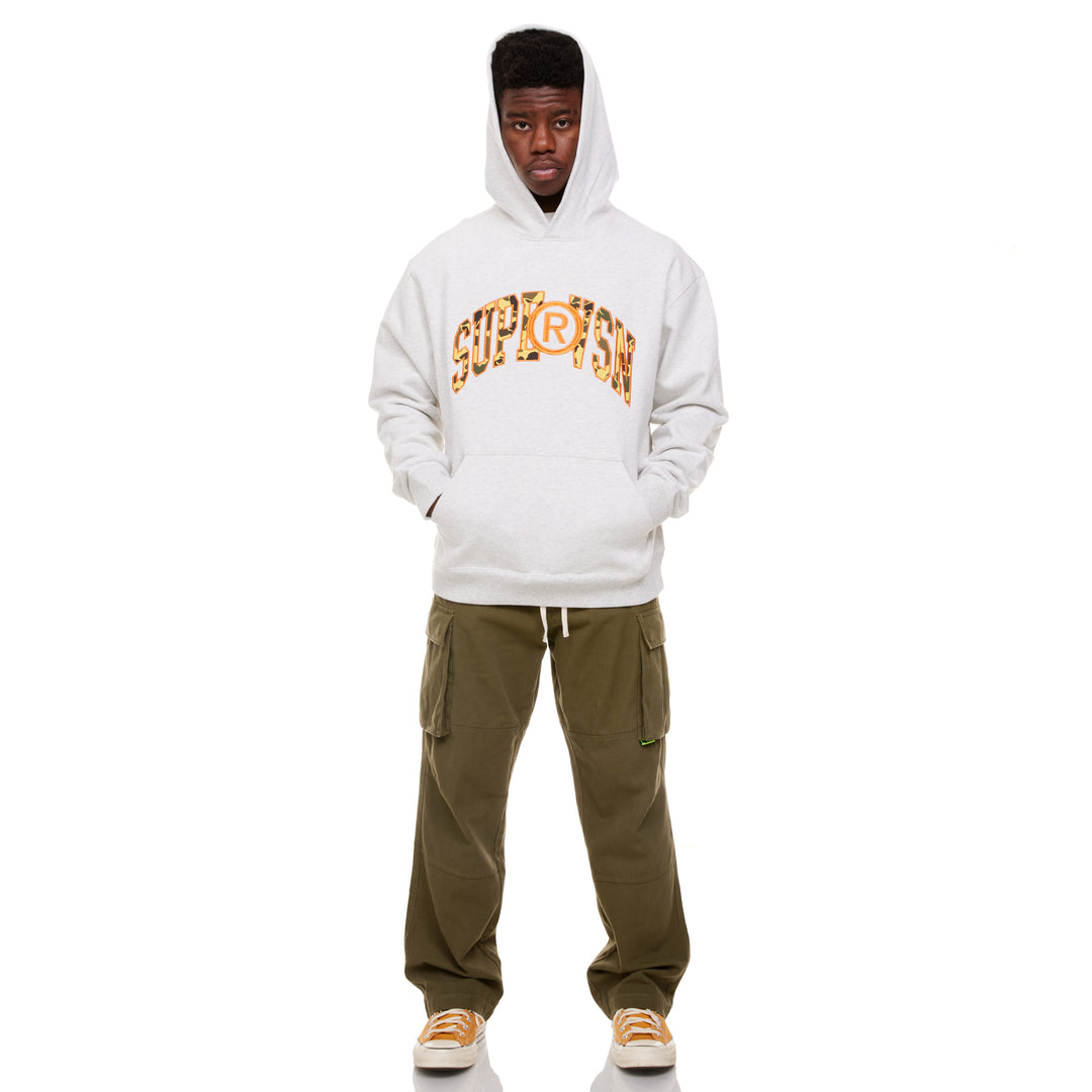 COLLEGIATE CAMO HOODIE