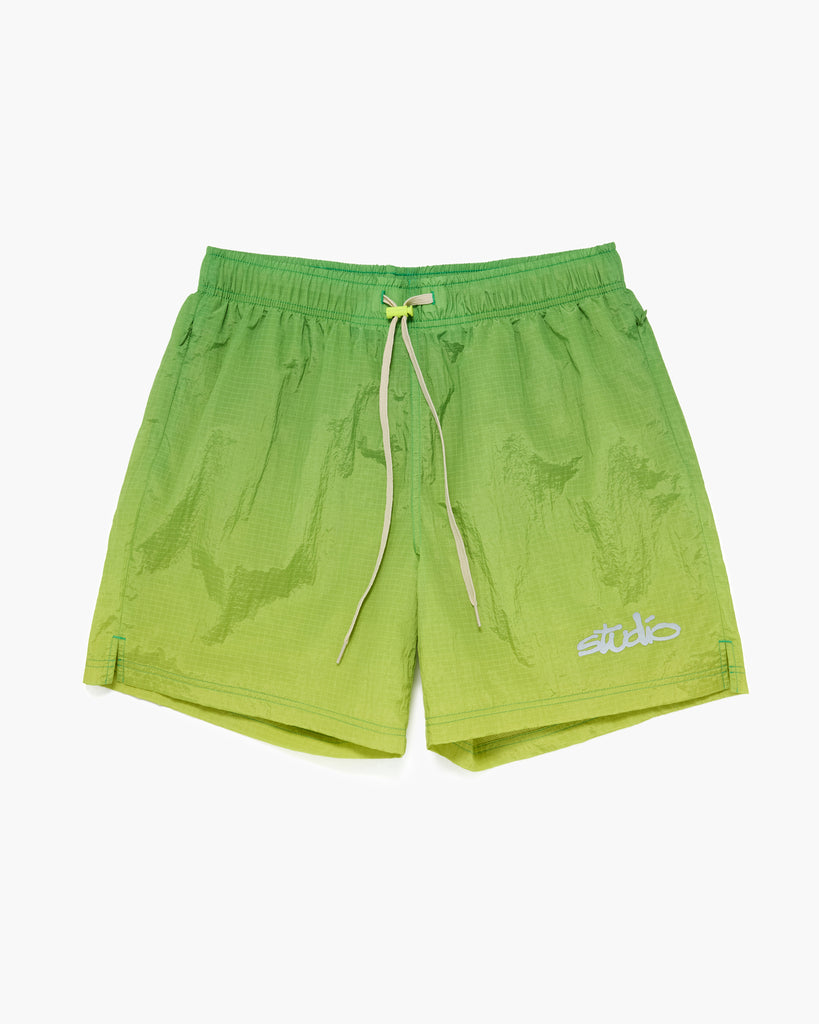 salsation short MEDIUM GREEN Lサイズ kelly green retro super short with white piping – Courtside Kids