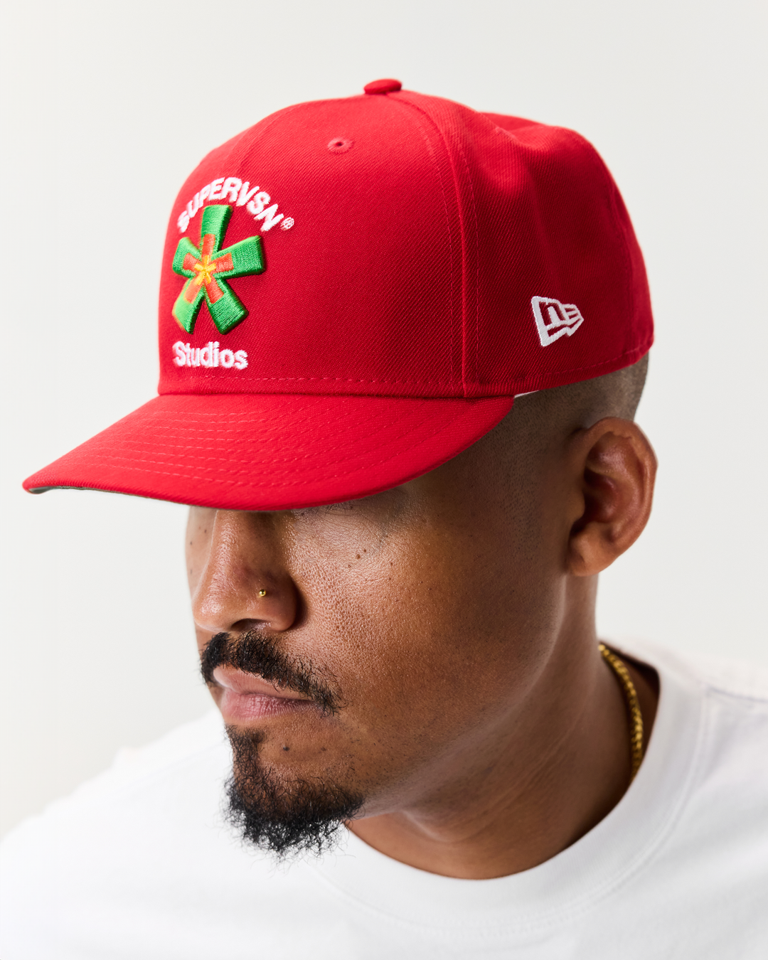 ★RONRON★ R BALL CAP RED STARBURST NEW ERA HAT 59/50 (RED) – Supervsn Studios