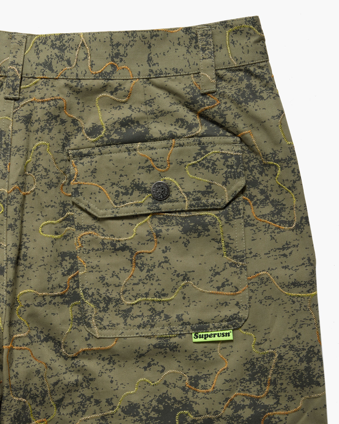 EMBROIDERED CAMP PANT