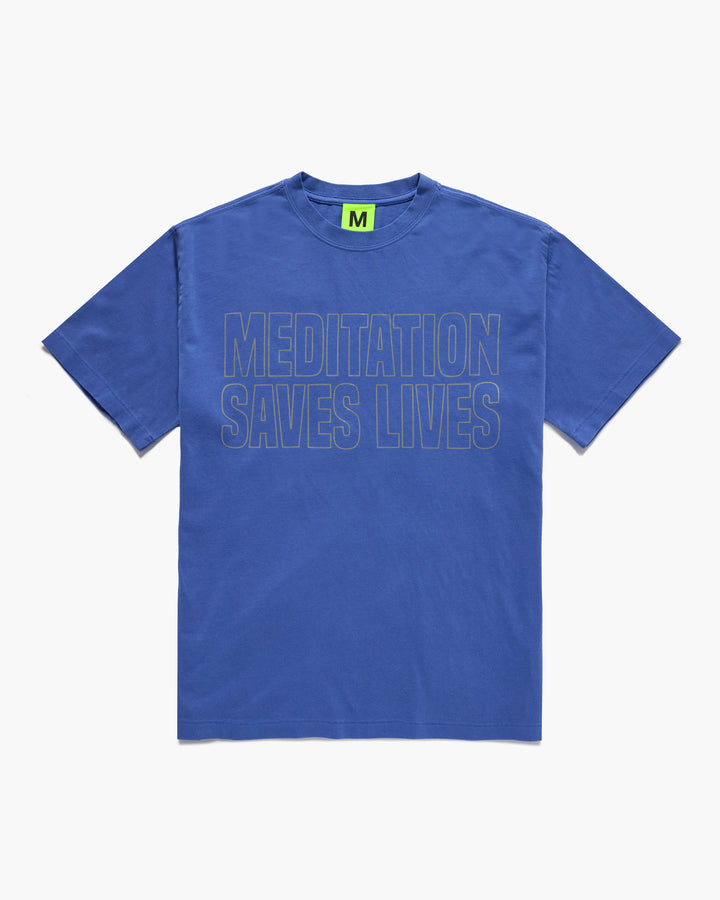 MEDITATION SAVES LIVES TEE