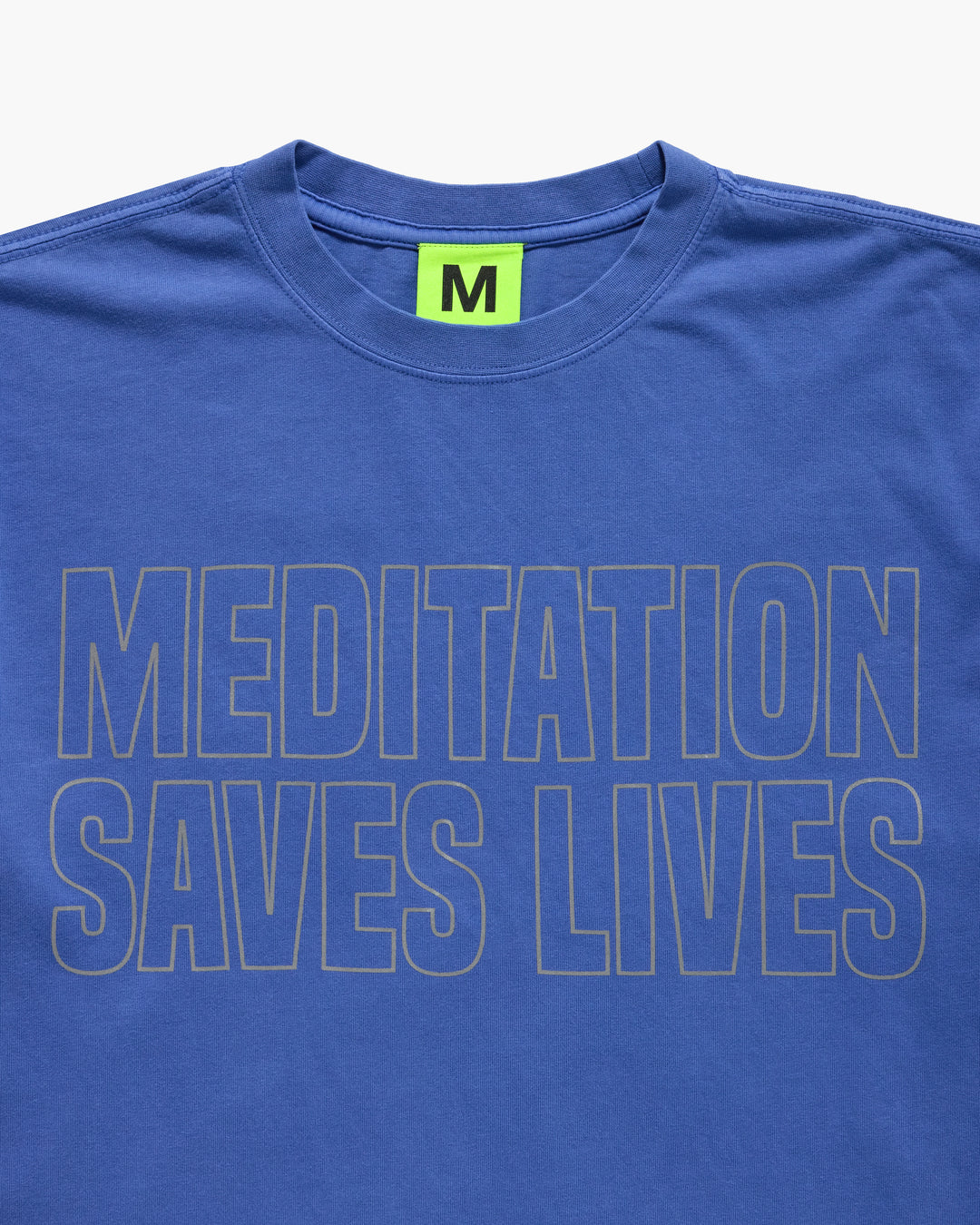 MEDITATION SAVES LIVES TEE