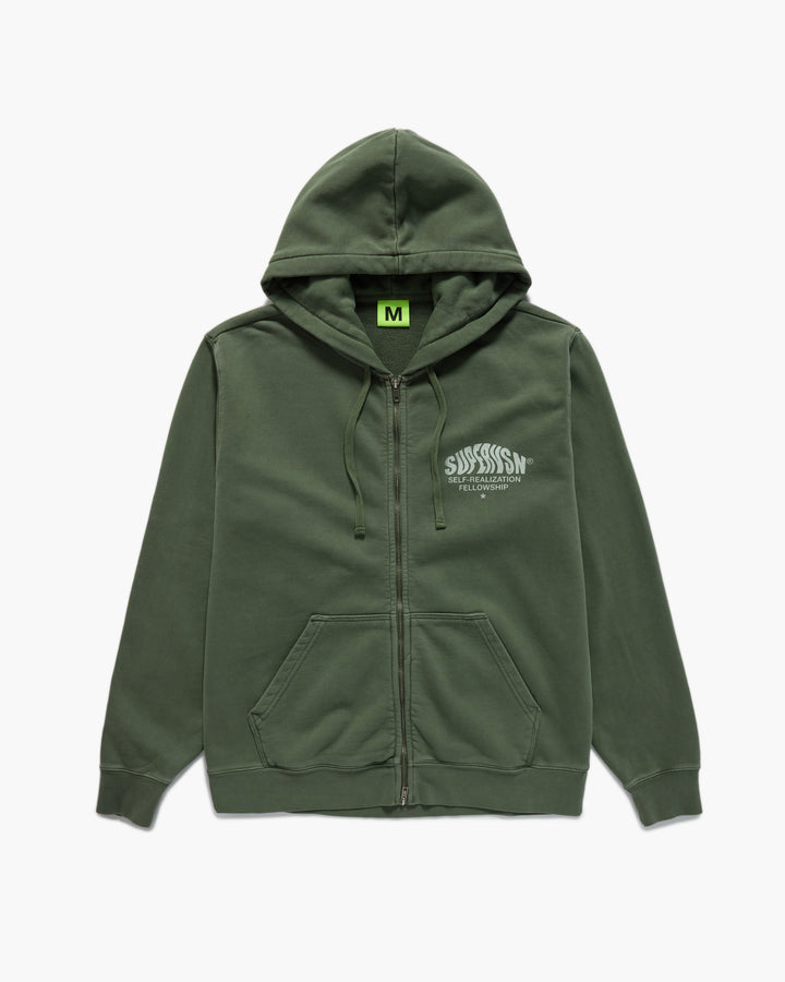 SELF REALIZATION ZIP UP HOODIE