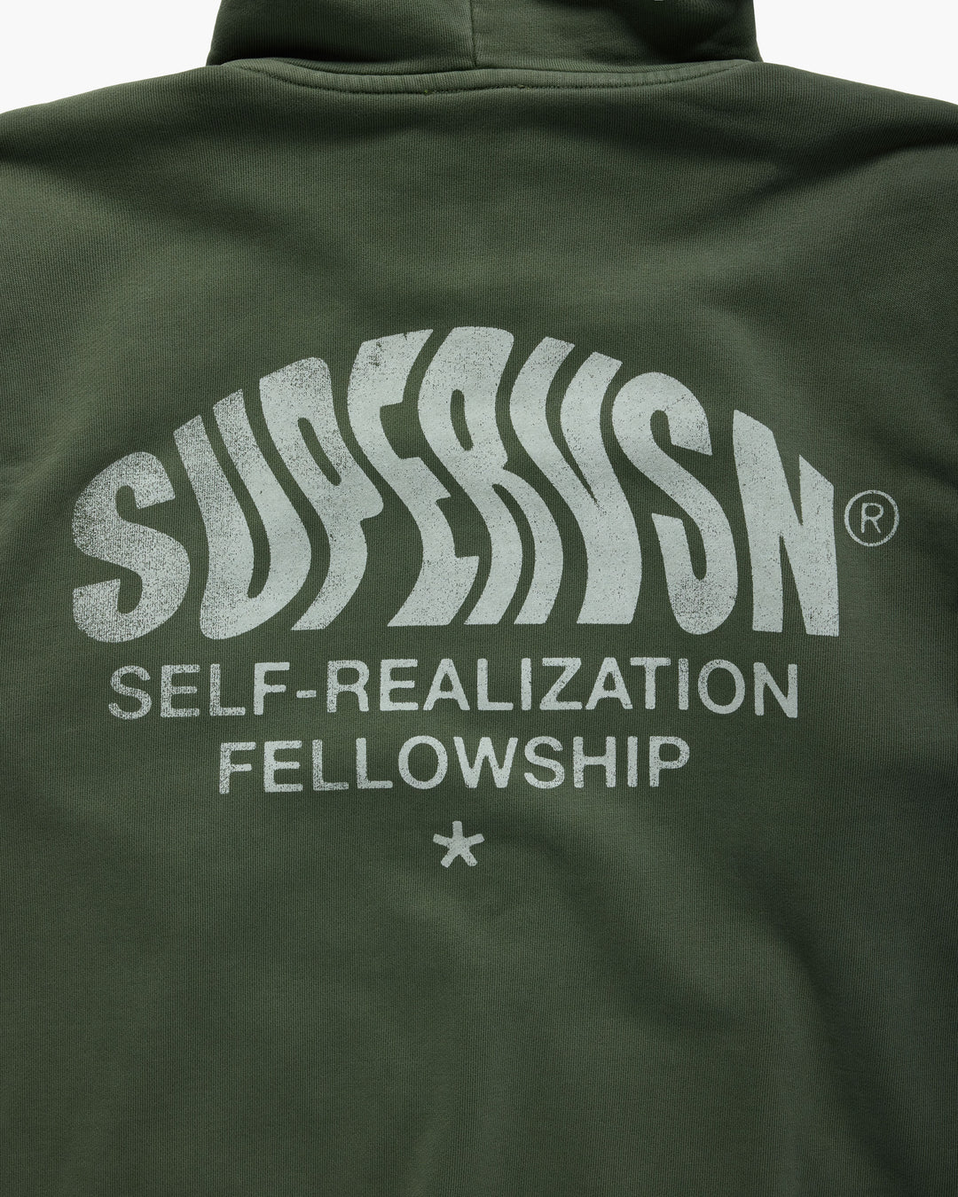 SELF REALIZATION ZIP UP HOODIE