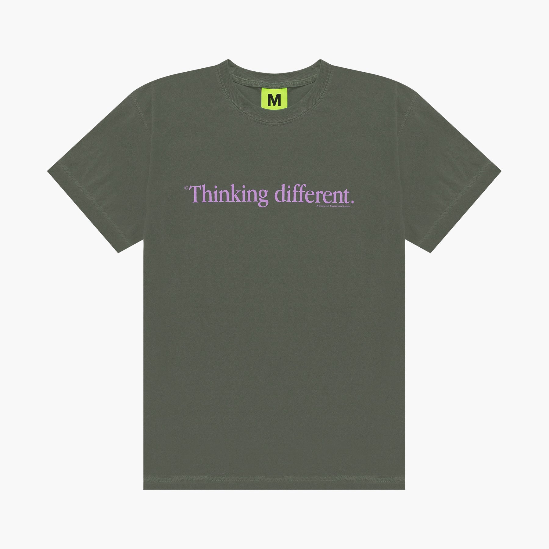 THINKING DIFFERENT TEE (MOSS)