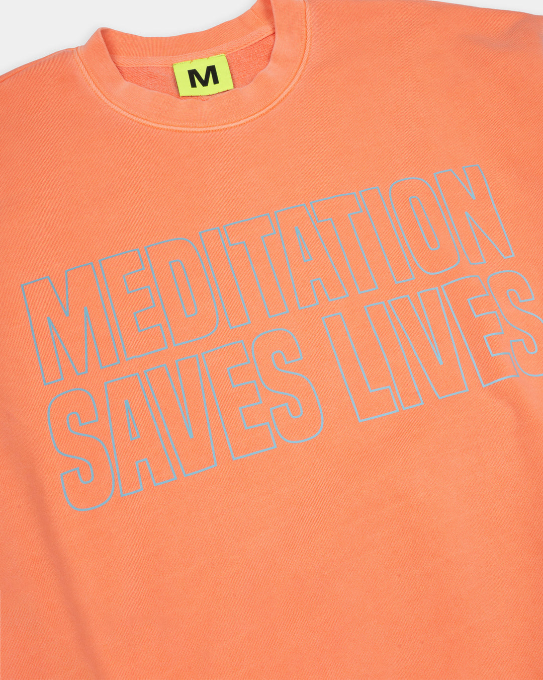 MEDITATION SAVES LIVES CREWNECK