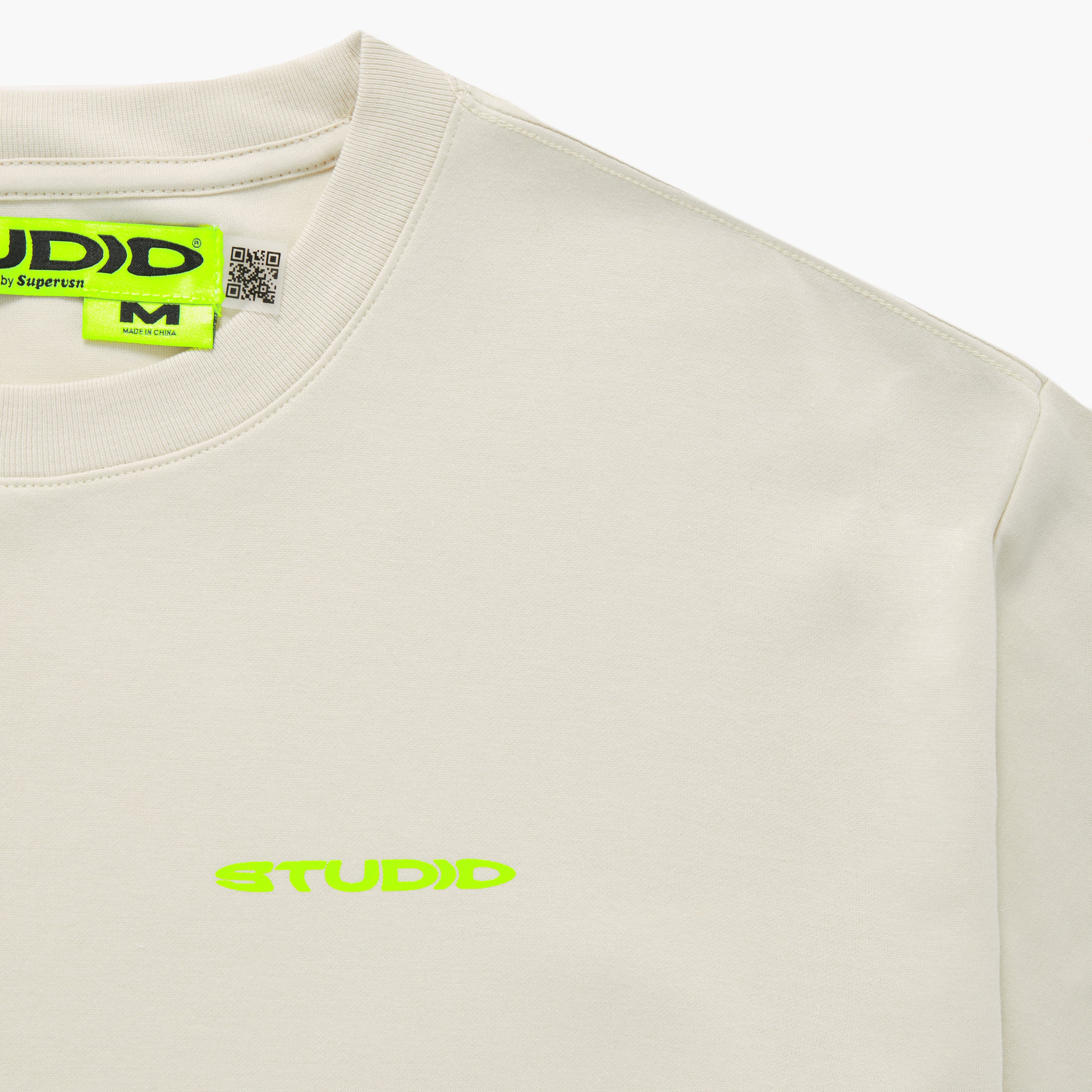 STUDIO HANDLE WITH CARE TEE (SAND)